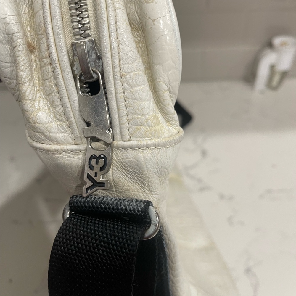 Y-3 Yohji Yamamoto White Shoulder messenger Bag CHECK PHOTOS - Picture 4 of 8